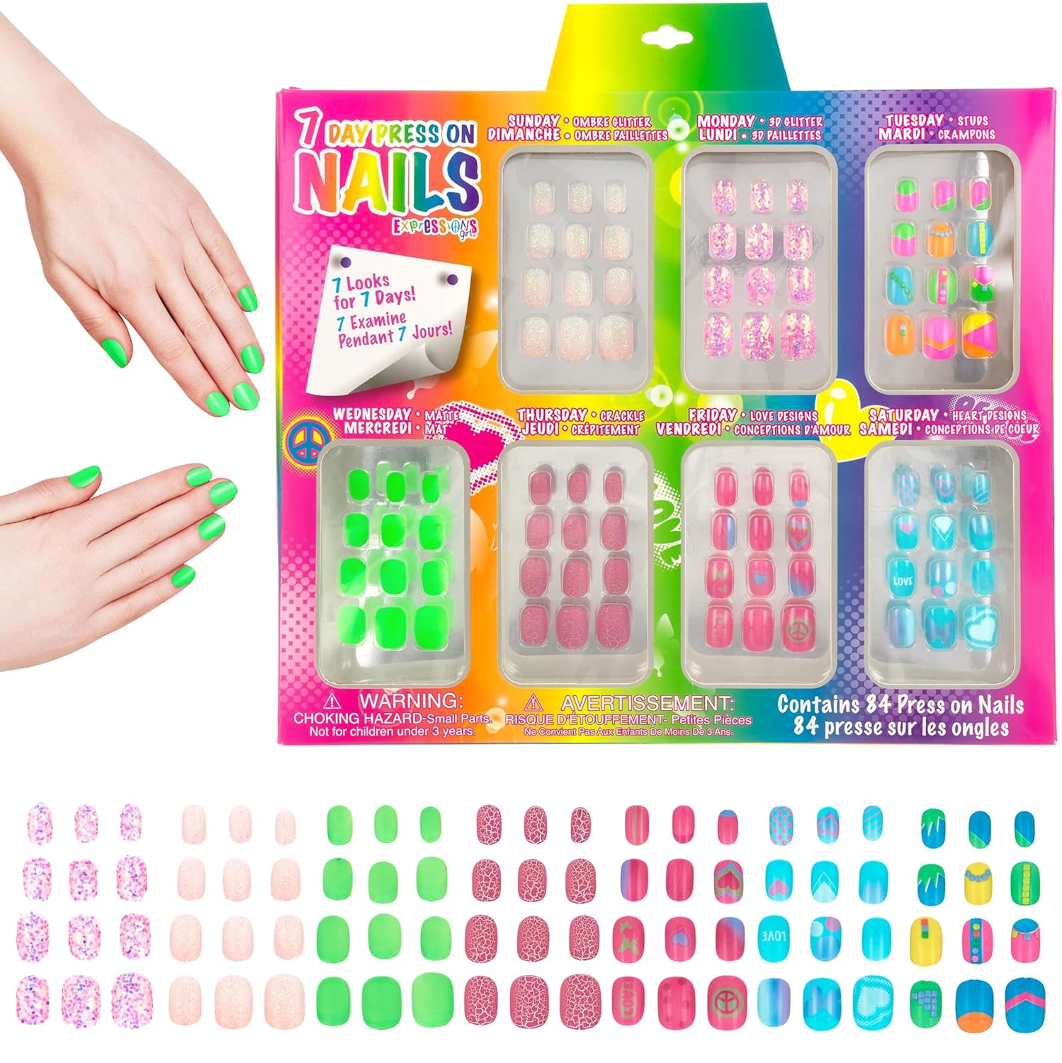 Kid Press On Nails Sets Produced by Chinese Manufacturer