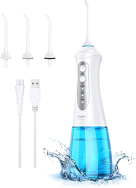 Water Flosser Cordless IPX7 Waterproof Rechargeable Dental Oral Irrigator 