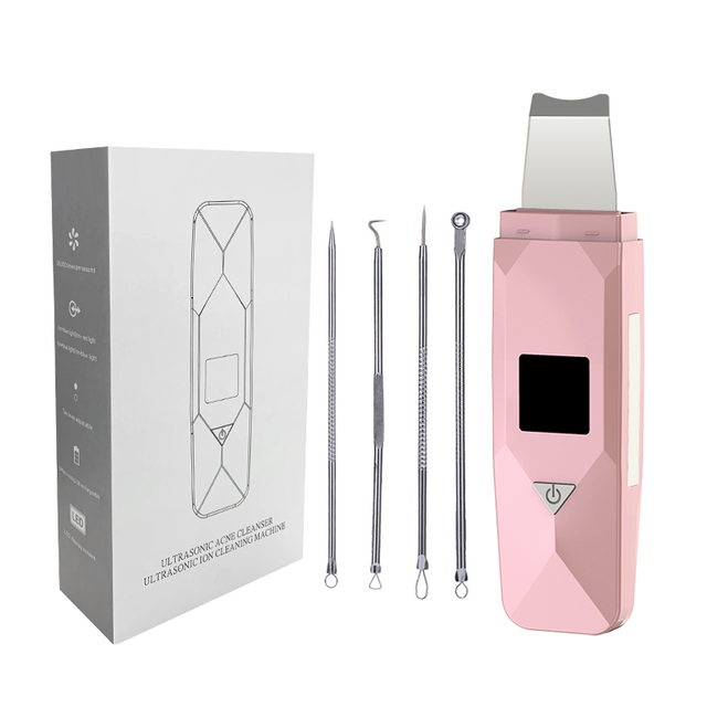 Portable Facial Cleaner Ultrasonic Dead Skin Scrubber 