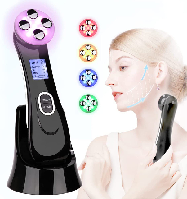 Portable 5 Colors Skin Care Face Massager Device