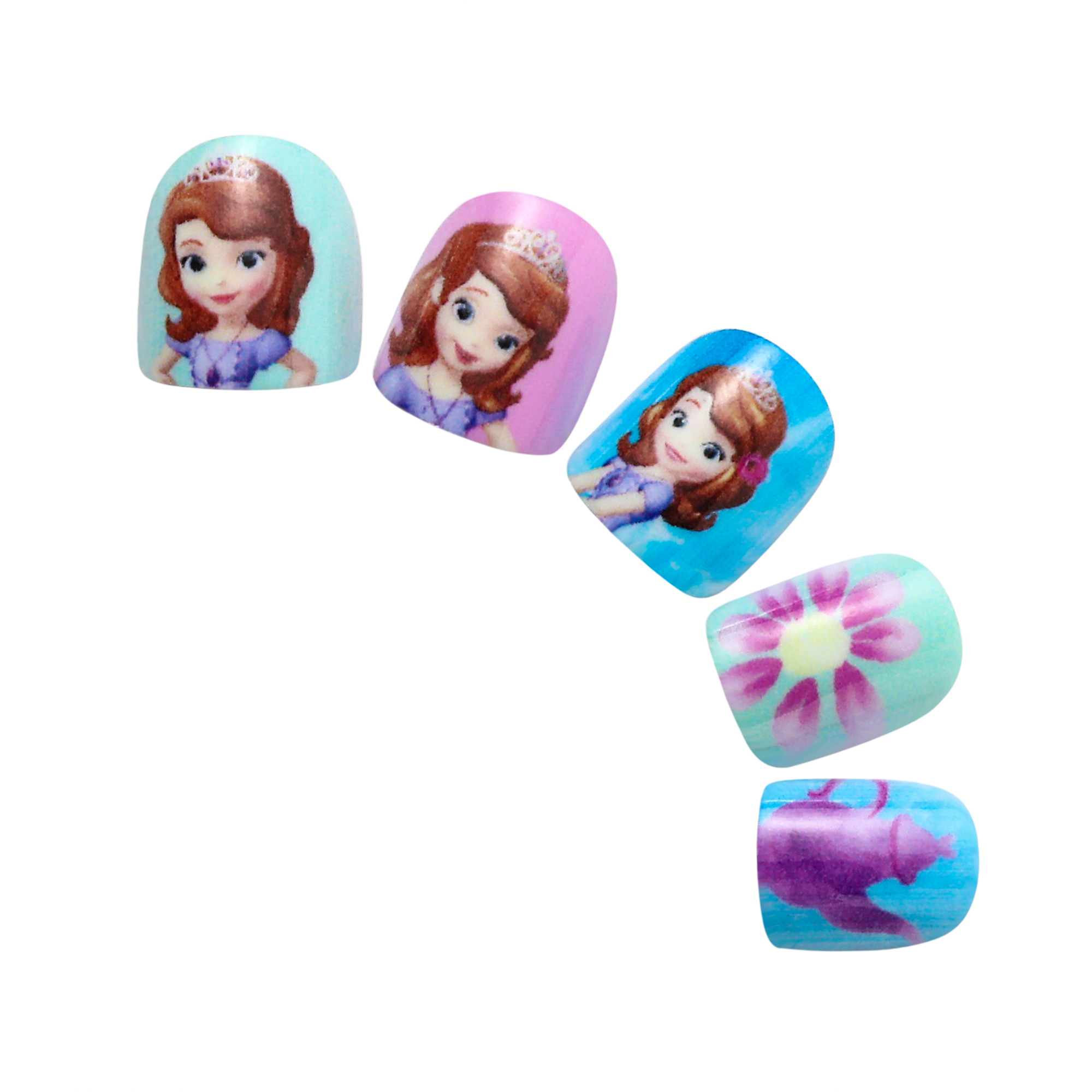 OEM Mini 12pcs Kid Press On Nails Disney Princess Nail Designs Manufacturer