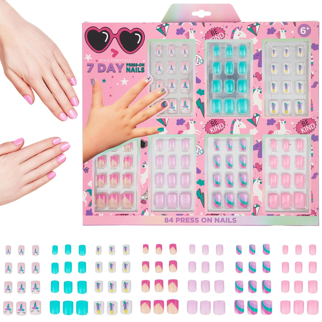 Kid Press On Nails Sets Produced by Chinese Manufacturer