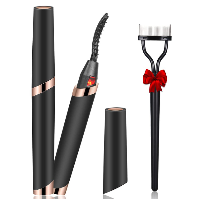 Private Label Portable Electric Heated Eyelash Curler